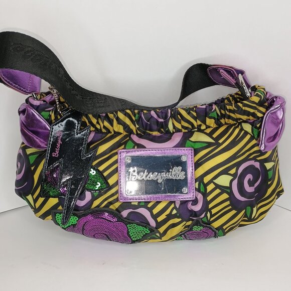 EUC Betsey Johnson Betseyville Shoulder Handbag - Picture 4 of 4